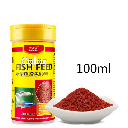 Spirulina Food Tropical Fish Nutrition Food For Aquarium Fish Tank Color Enhanced Feeding Feeder Supplies