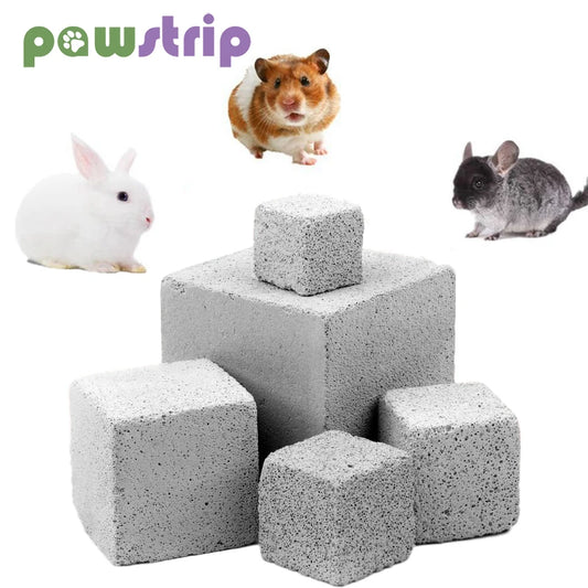 Natural Mineral Teeth Molar Stone Guinea Pig Hamster Rabbit Teeth Grinding Stone Small Pet Dental Care Chew Toys