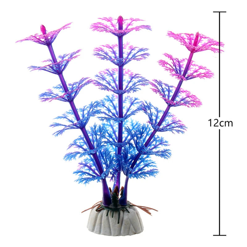 Underwater Plant Aquarium Fish Tank Aquatic artificial Shrub Decoration