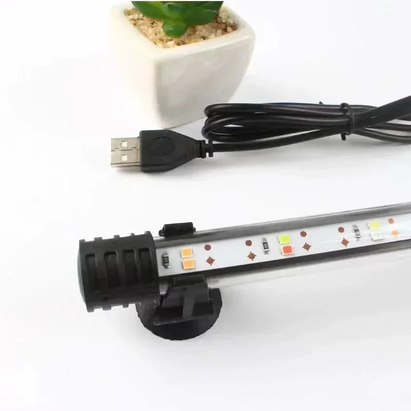 Multi-color 17-47cm Aquarium LED Lighting Submersible Mood Lamp USB Waterproof Fish Tank Decorative Plant Grow Light