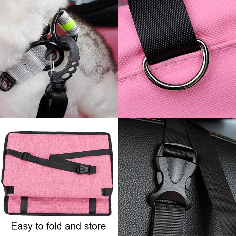 Car Pet Seat Cushion Removable and Washable Hanging Bag Safety Seat