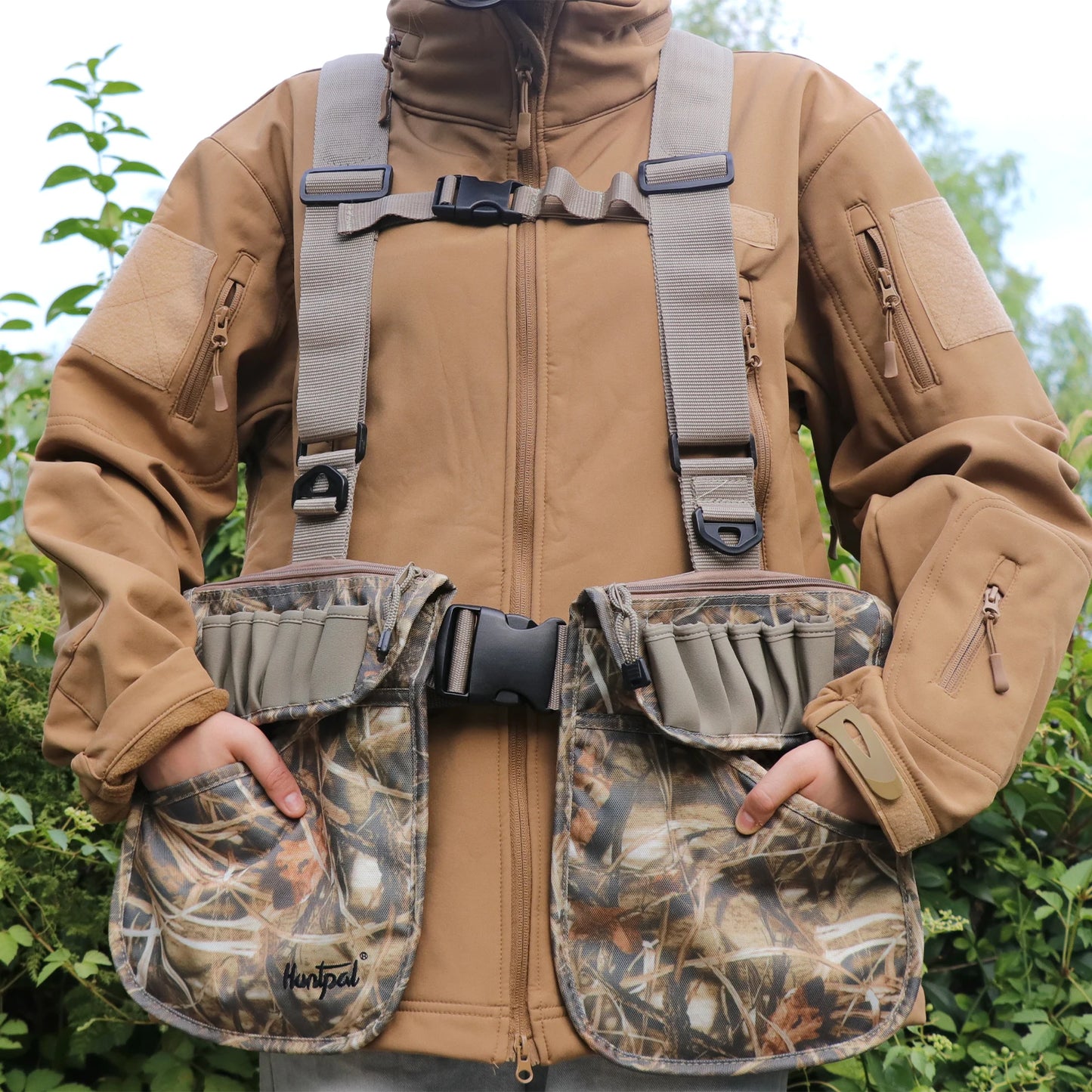 Bird Watching Vest Camouflage Lightweight Pouch and Pockets