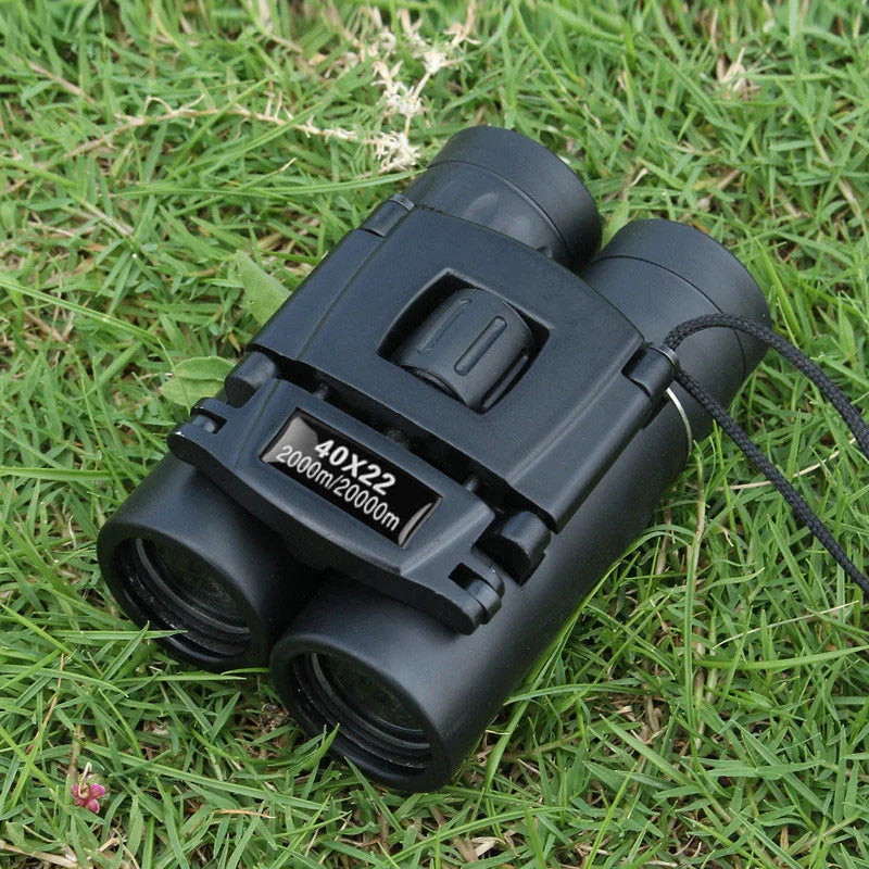 40x22 HD Powerful Binoculars 2000M Long Range Folding Mini Telescope BAK4 FMC Optics For bird watching