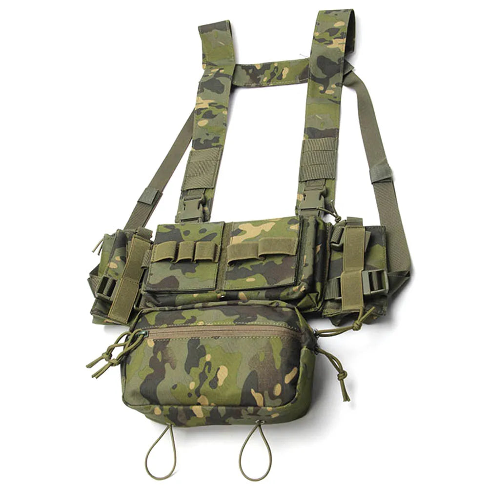 Bird Watching Vest Mutifunctional CS Field Molle Dangler Pouch