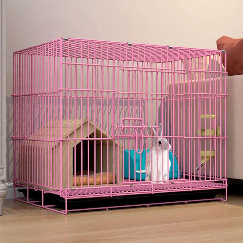 Large Foldable Rabbit guinea pig Cages Pets indoor Bunny Anti Chew Mat House Bed Nests Small Animal home