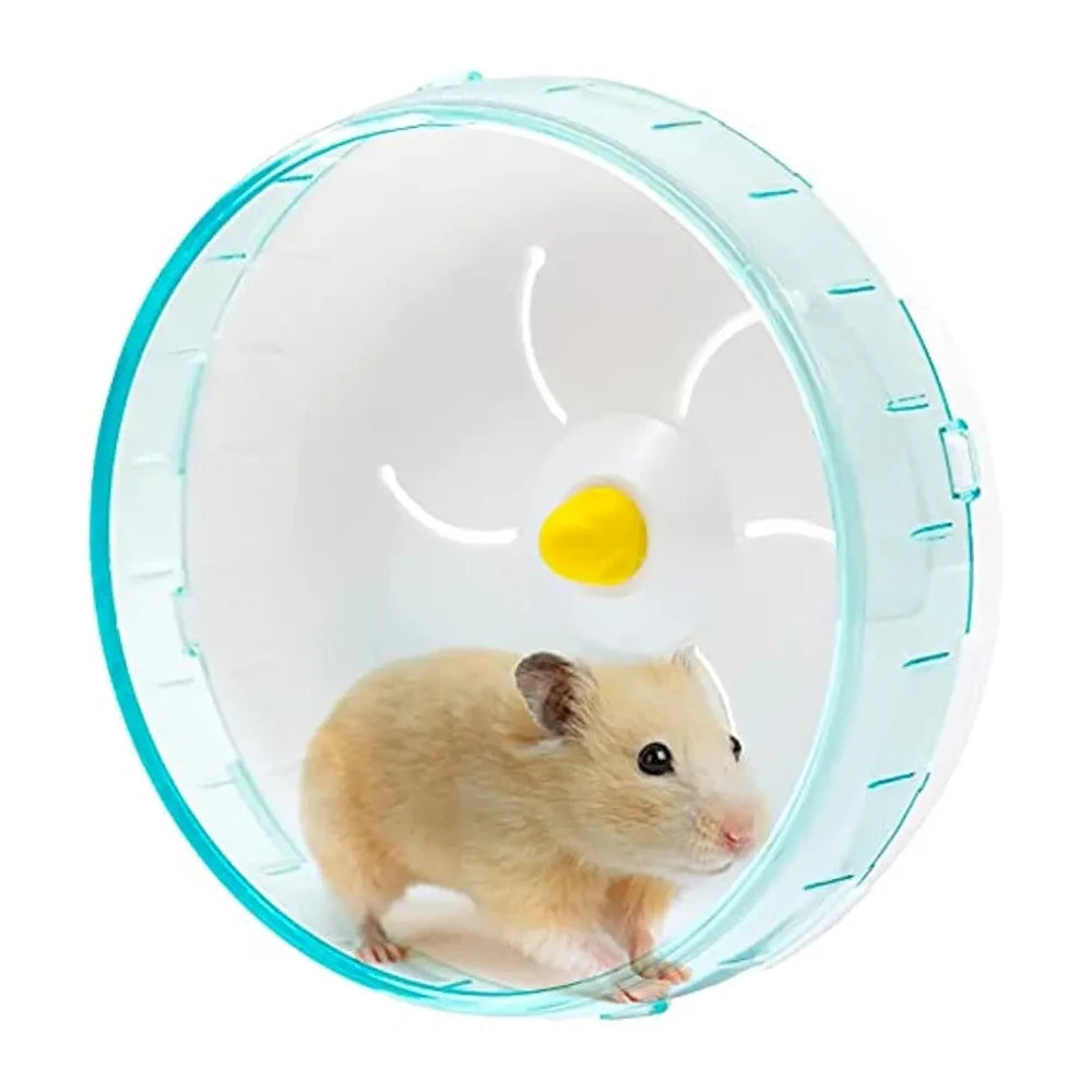 Hamster Running Disc Toy Sport Running Silent Transparent Small Pet Rotatory Jogging Wheel Wheel Toys for pet Hamster Cage