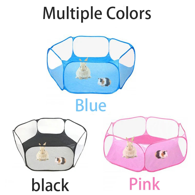 Portable Folding Pet Playpen Playpen for Hamster Chinchillas Guinea Pigs