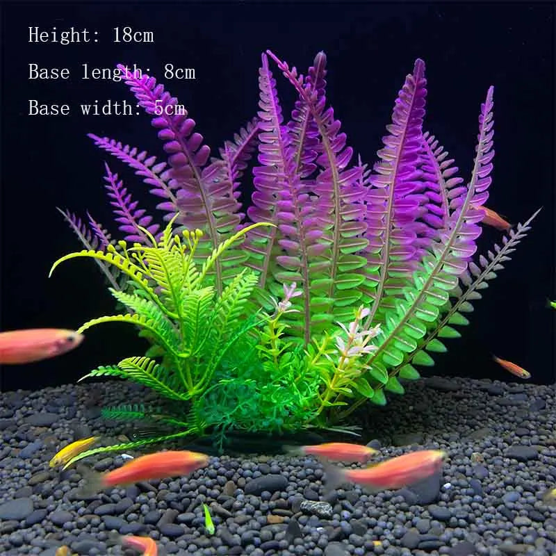 Underwater Plant Aquarium Fish Tank Aquatic artificial Shrub Decoration