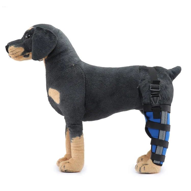 Pet Knee Pads Dog Support Brace for  Rear Right or Left Leg Hock Joint Wrap Breathable Injury Recover