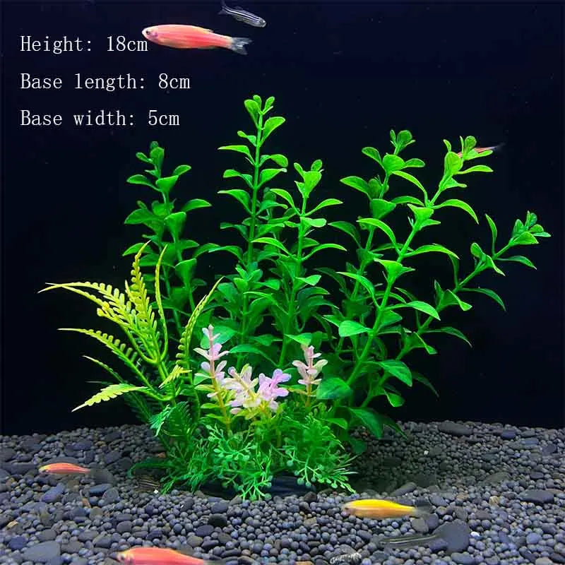 Underwater Plant Aquarium Fish Tank Aquatic artificial Shrub Decoration