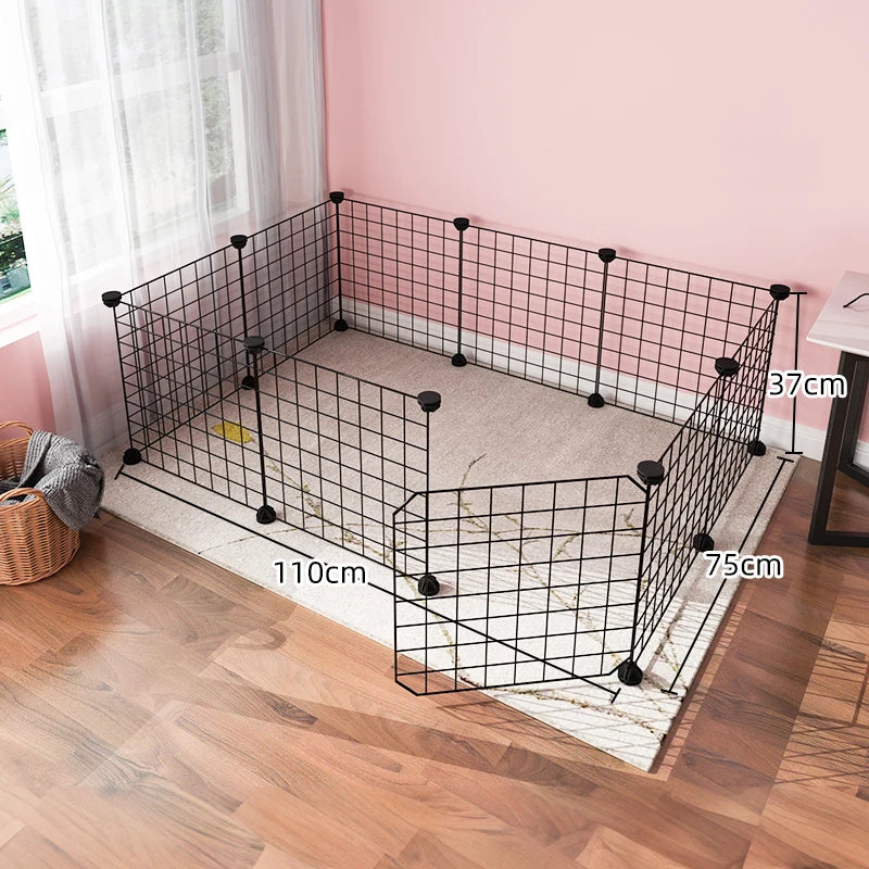 Pet Enclosure Indoor Iron Mesh Fence for hamster Rabbit Guinea Pig Chinchilla