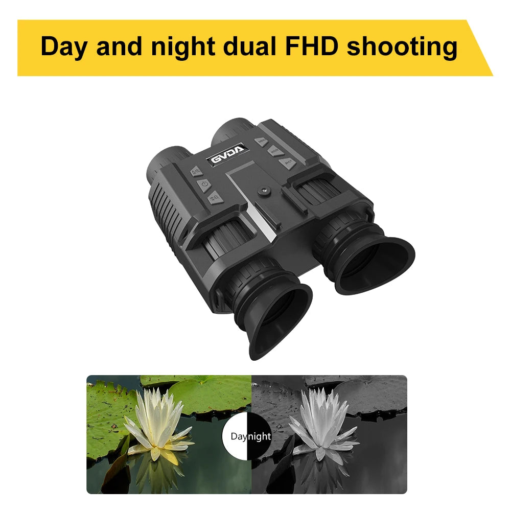 GVDA Infrared Night Vision Binoculars Goggles Device for bird watching Telescope 8X Zooming Head Mounted Night Vision Scope