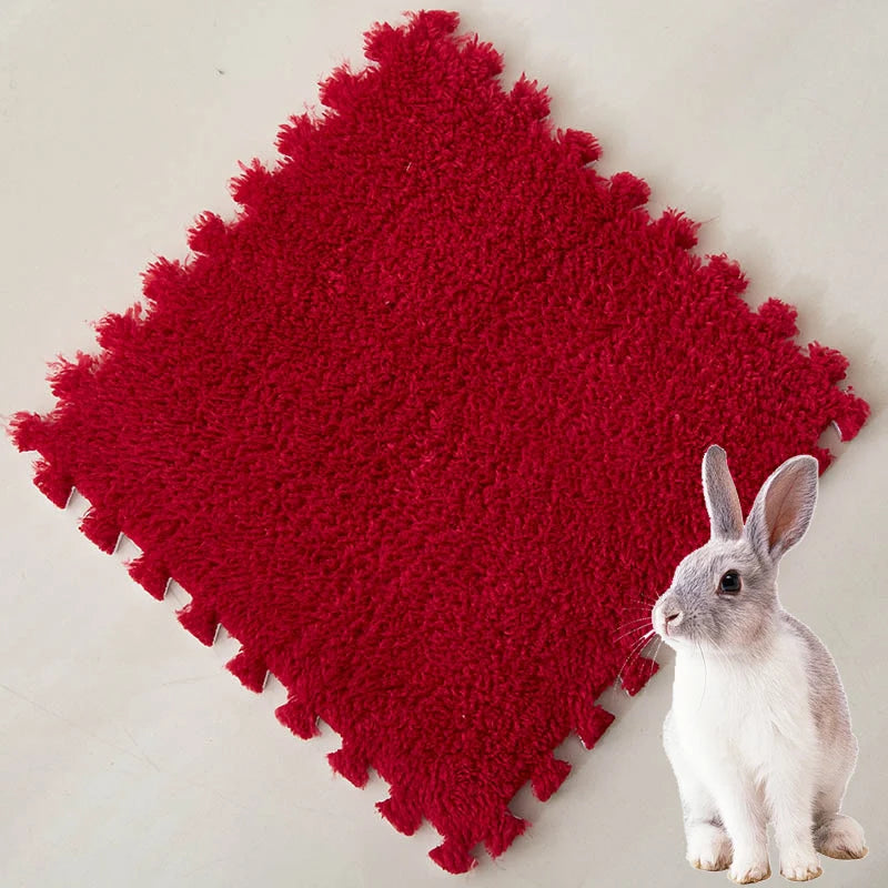 30*30cm 10Pcs Pet Warming Pad EVA Foam Rabbit Guinea Pig Hamster Soft Sleeping Mat Rabbit Sleeping Mat Blanket Bed