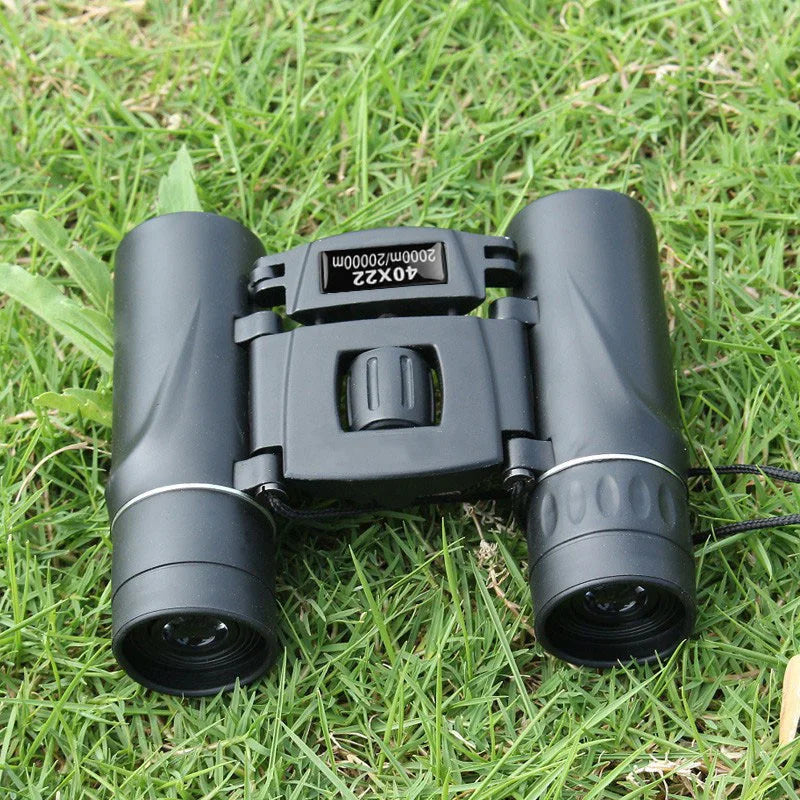 40x22 HD Powerful Binoculars 2000M Long Range Folding Mini Telescope BAK4 FMC Optics For bird watching