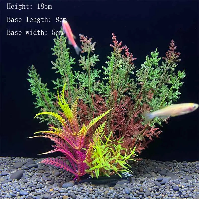 Underwater Plant Aquarium Fish Tank Aquatic artificial Shrub Decoration