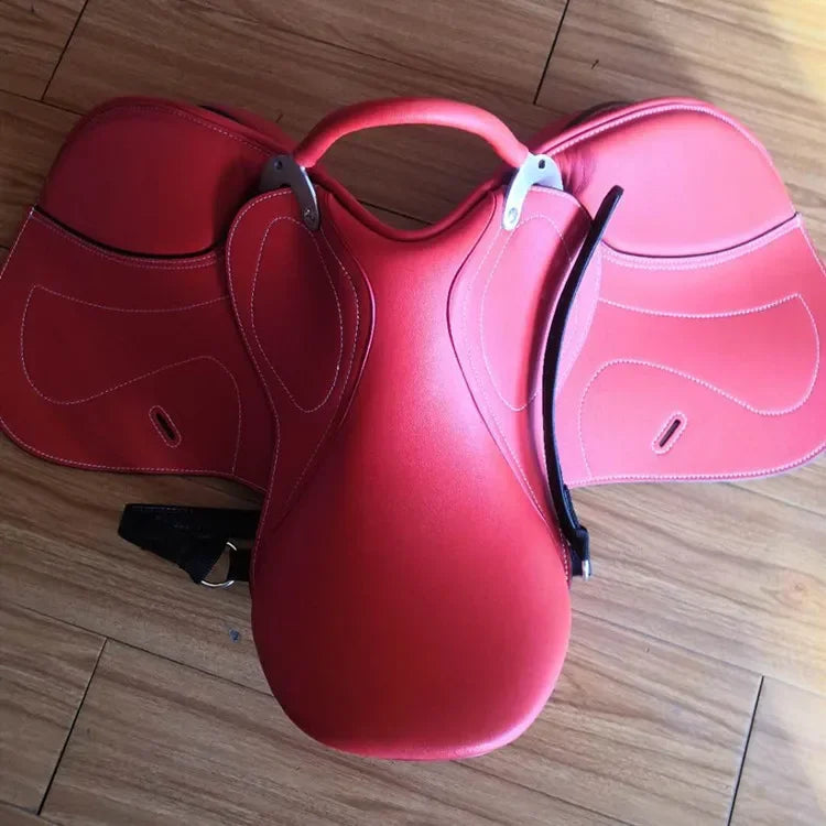 Genuine Leather Equestrian Horse Saddles, Customized Equestrian, Synthetic, Assorted Size, High Quality