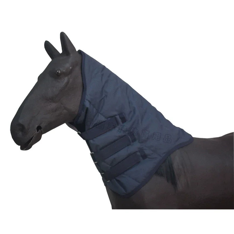 Horse Neck Cover Winter Warm  Equestrian Horse Riding Equipment Accessories Adjustable Horse Rugs Equestrian Harness Cover