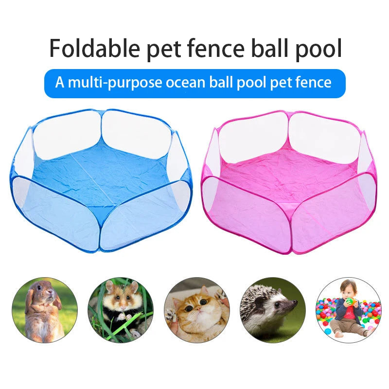 Portable Folding Pet Playpen Playpen for Hamster Chinchillas Guinea Pigs