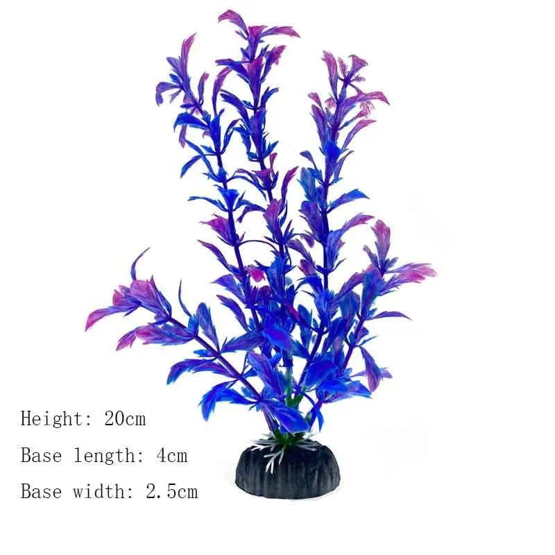 Underwater Plant Aquarium Fish Tank Aquatic artificial Shrub Decoration