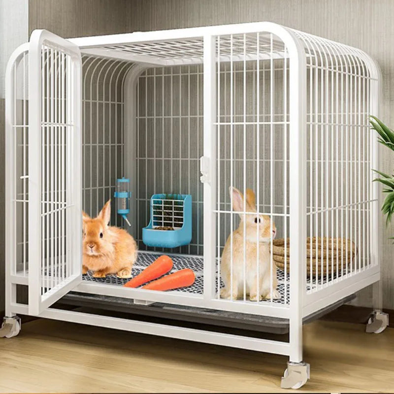 Rabbit Cage Pets indoor Bunny Anti Chew Mat House Bed Nests for Small Animal home Rabbit Accessories