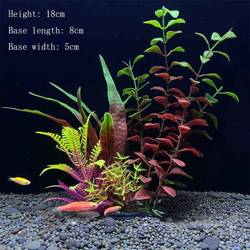 Underwater Plant Aquarium Fish Tank Aquatic artificial Shrub Decoration