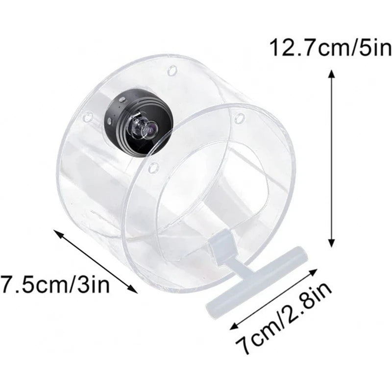 Bird Feeder With Camera, With HD Night-Version As Shown Plastic For Outdoor Bird Watching & Capture Photos