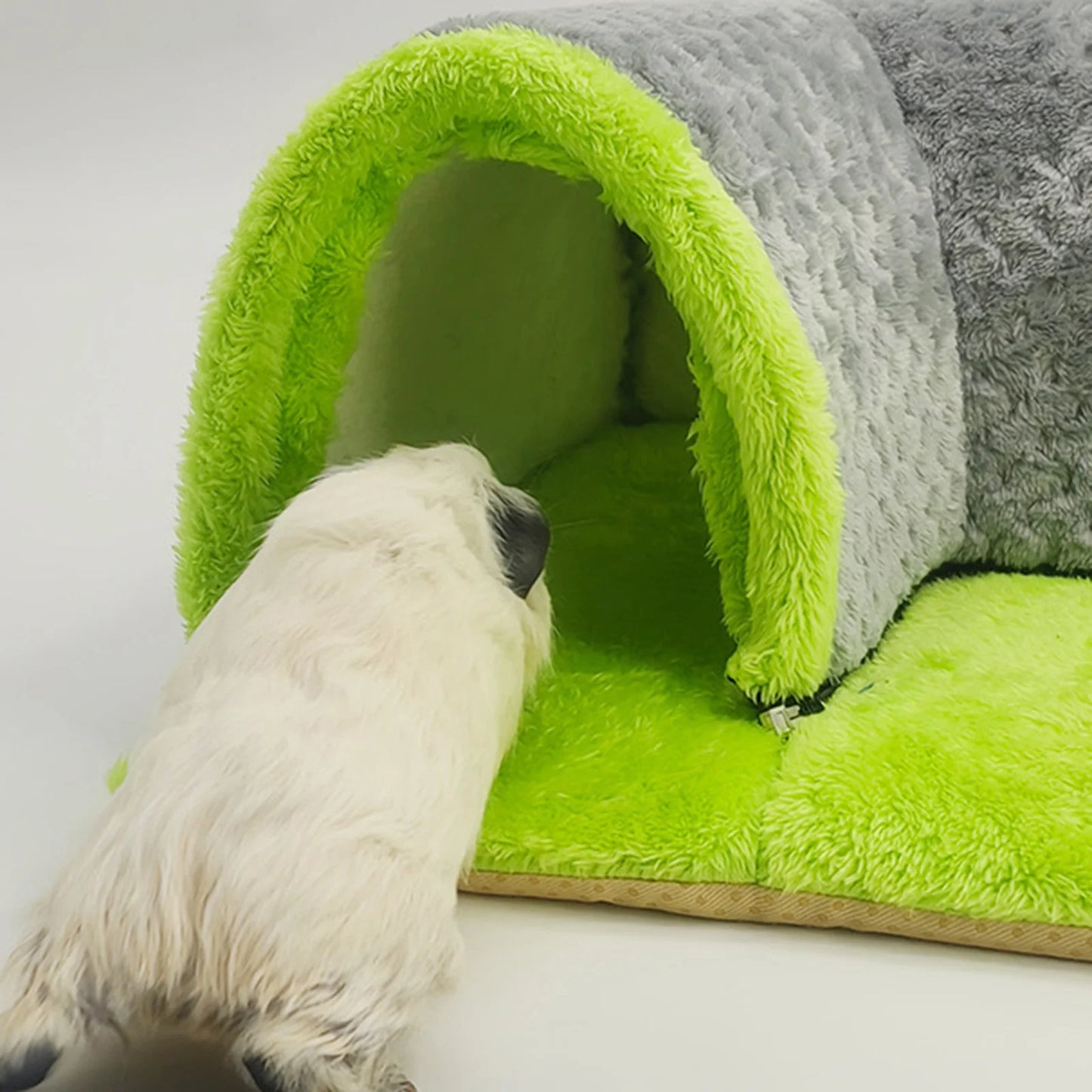 Hamster Tunnel Guinea Pig Hideout Breathable Playground Removable Mat Pets Cave Guinea Pig House for Hamster