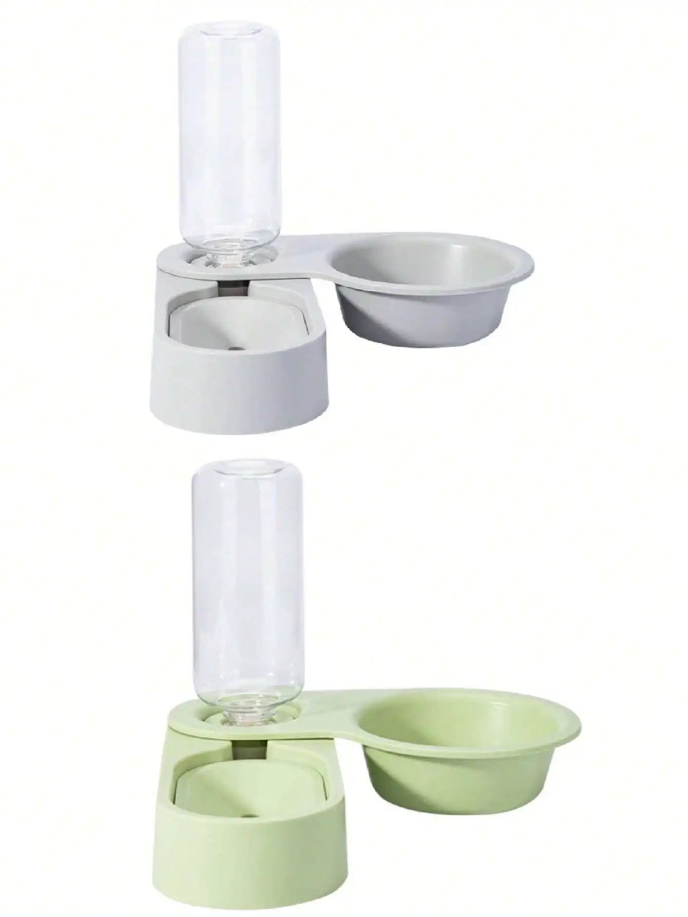 1pc Rotatable Wall Corner Foldable Automatic Water  Rabbit & Cat Feeder, Suitable For Small Pets In All Seasons