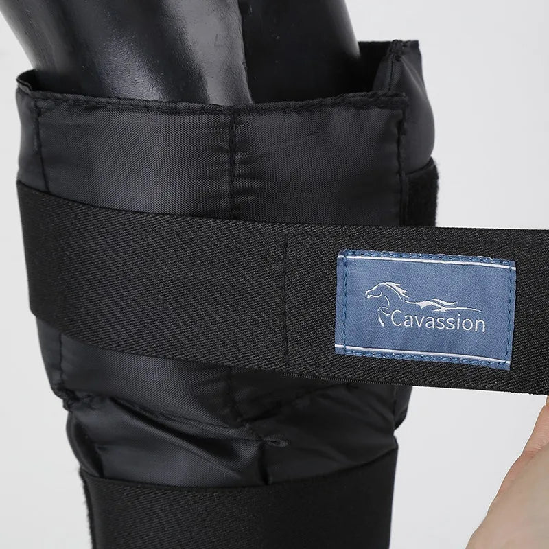 Ice pack horse leg guard apply ice pack to the injured part  equestrian cold compress