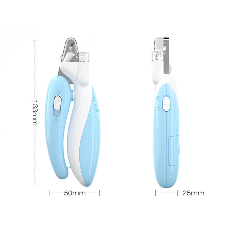 Professional Pet Nail Clippers with Led Light Pet Claw Grooming Scissors for Dogs Cats Small Animals Paw Nail Trimmer