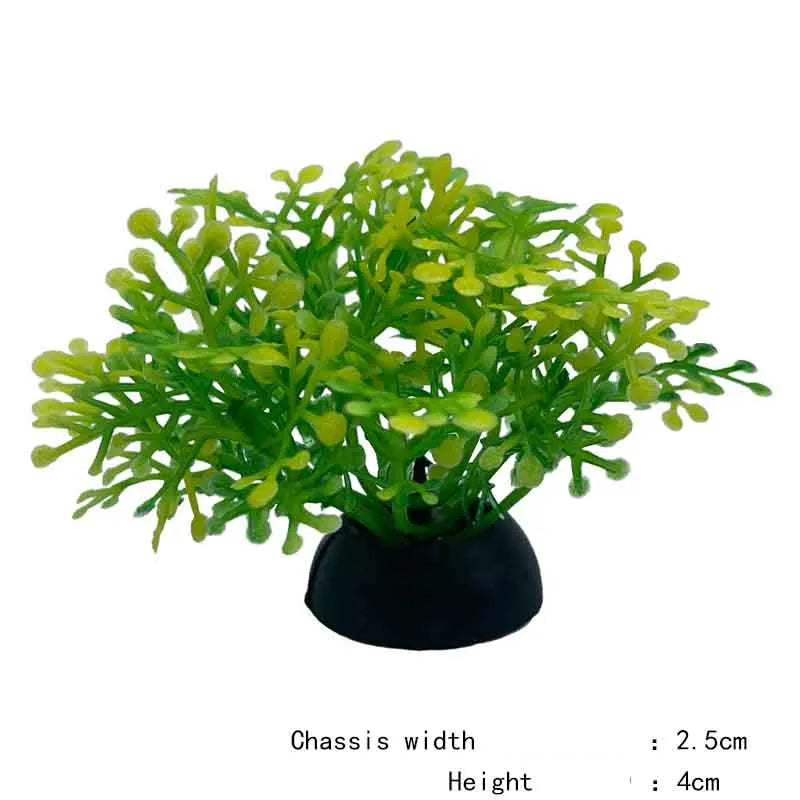 Underwater Plant Aquarium Fish Tank Aquatic artificial Shrub Decoration