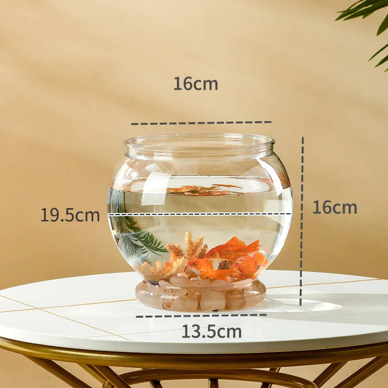 Ornamental Fish Tank round Aquarium Bowls