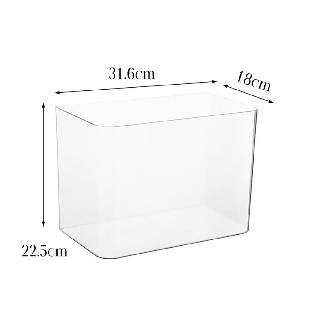 PET+ABS Fish Tank New Transparent with Lid Aquarium Drop Resistant Hydroponic Tank