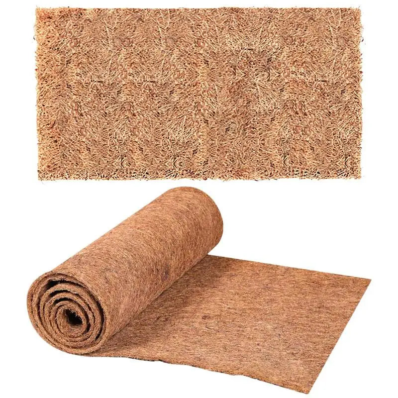 Reptile Carpet Natural Coconut Fiber Coir Tortoise Mat For Pet Terrarium Liner Reptile Supplie Lizard Snake Gardening Pot Carpet