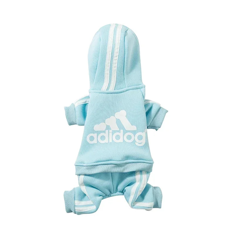 Adidog Clothes Dog Jumpsuit Warm Puppy Pet Clothes For Dog Hoodies Sweatshirt Yorkie French Bulldog Clothing For Dog Coat Jacket