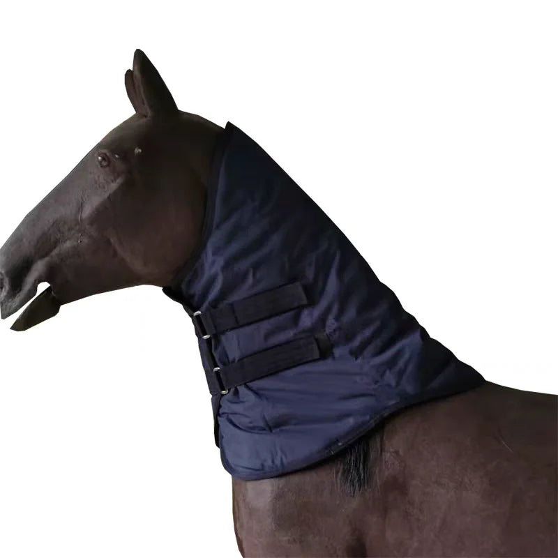 Horse Neck Cover Winter Warm  Equestrian Horse Riding Equipment Accessories Adjustable Horse Rugs Equestrian Harness Cover