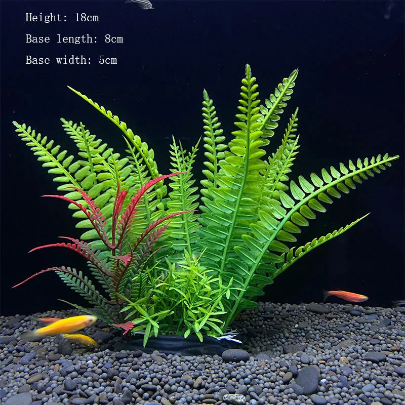 Underwater Plant Aquarium Fish Tank Aquatic artificial Shrub Decoration