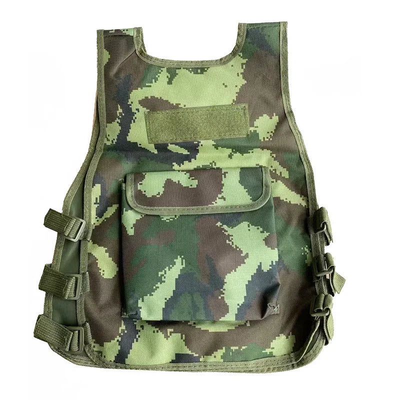 Kids Bird Watching Vest Boy or Girl Camouflage