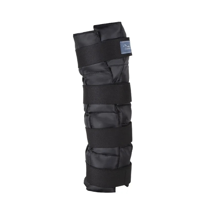 Ice pack horse leg guard apply ice pack to the injured part  equestrian cold compress