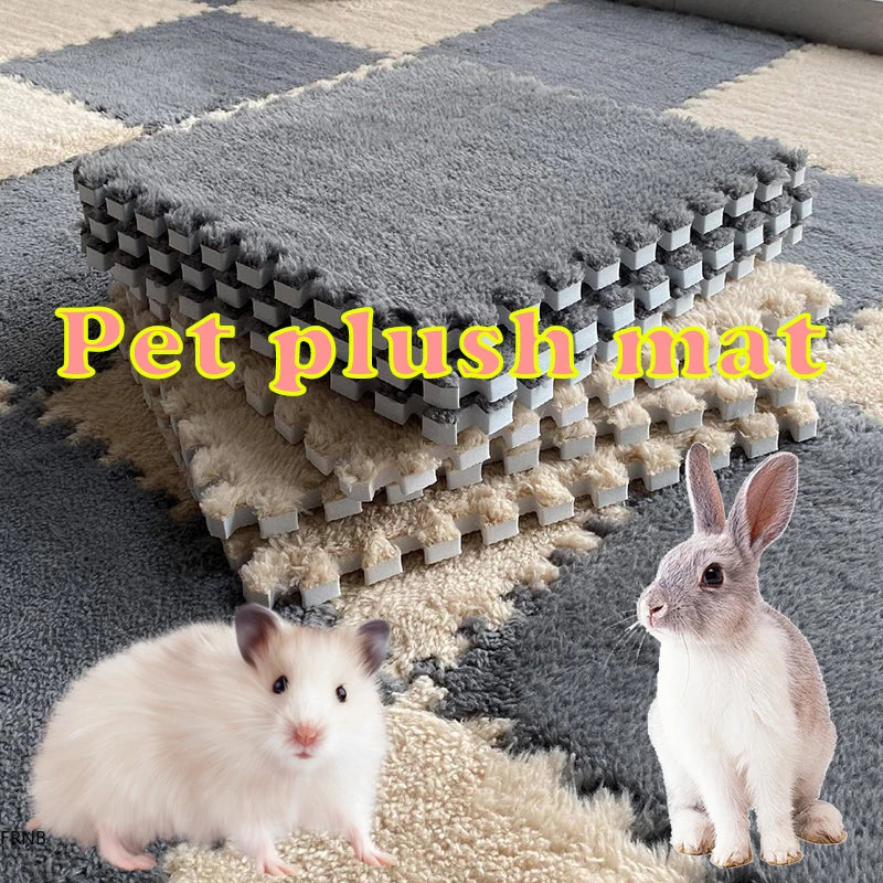 30*30cm 10Pcs Pet Warming Pad EVA Foam Rabbit Guinea Pig Hamster Soft Sleeping Mat Rabbit Sleeping Mat Blanket Bed