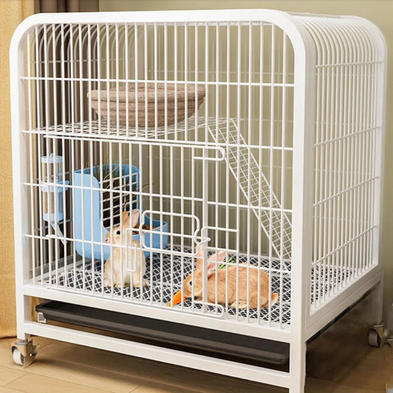 Rabbit Cage Pets indoor Bunny Anti Chew Mat House Bed Nests for Small Animal home Rabbit Accessories