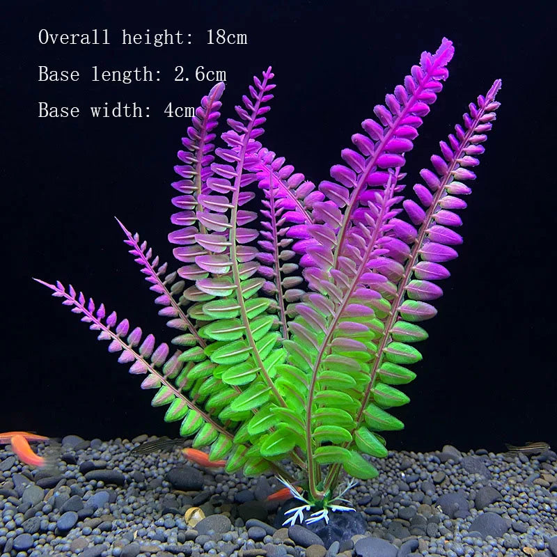 Underwater Plant Aquarium Fish Tank Aquatic artificial Shrub Decoration