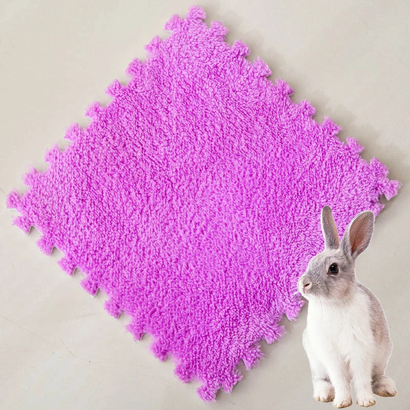 30*30cm 10Pcs Pet Warming Pad EVA Foam Rabbit Guinea Pig Hamster Soft Sleeping Mat Rabbit Sleeping Mat Blanket Bed