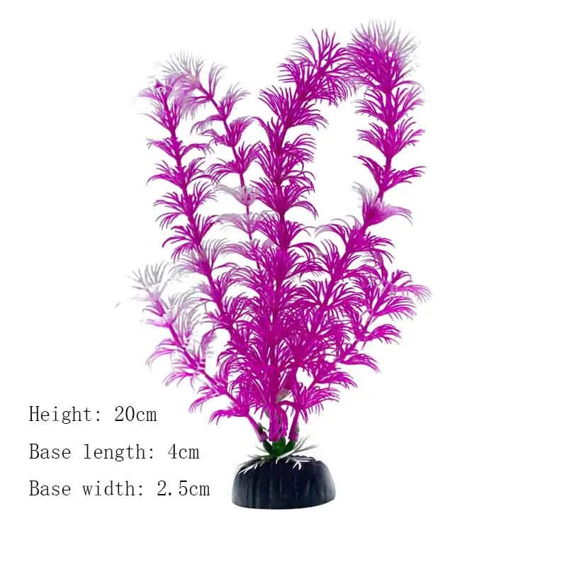 Underwater Plant Aquarium Fish Tank Aquatic artificial Shrub Decoration