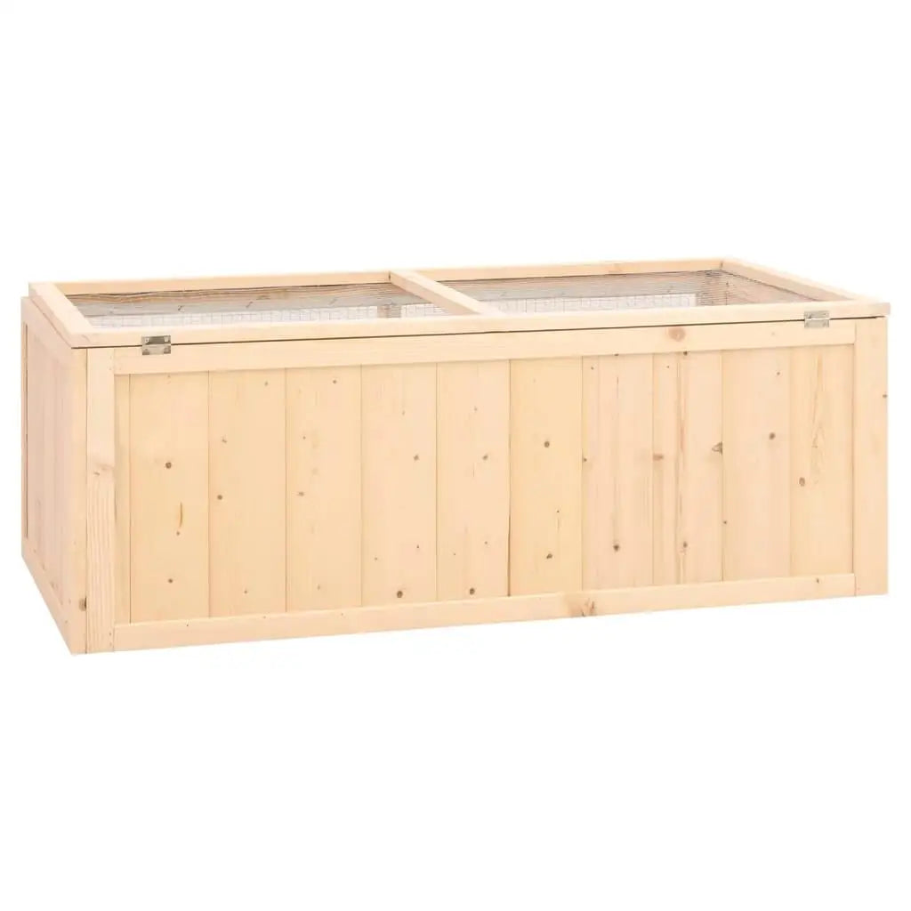 Spacious Solid Wood Hamster Cage 104x52x38 cm - Durable Design