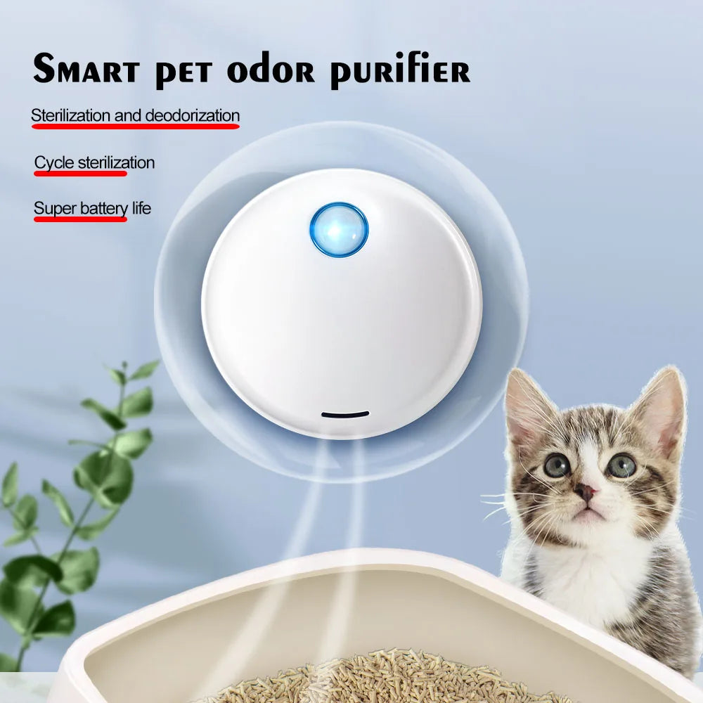 Smart pet odour purifier Portable Ozone Ionic Air Purifier Eliminate Odours