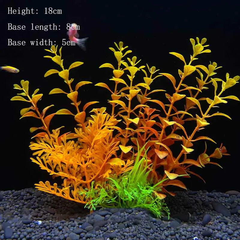 Underwater Plant Aquarium Fish Tank Aquatic artificial Shrub Decoration