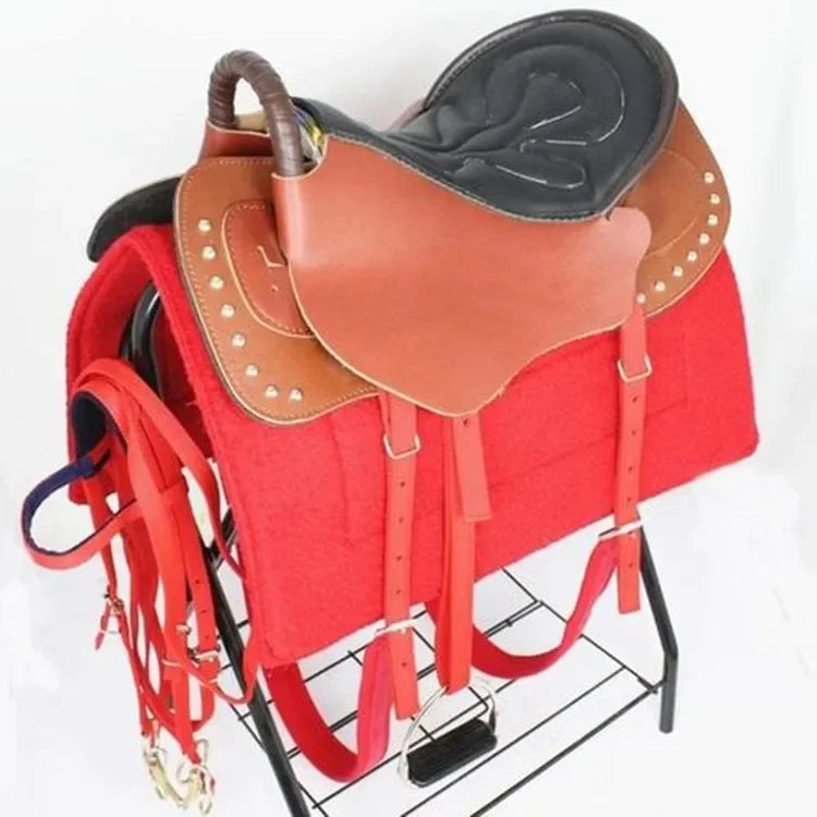 Genuine Leather Equestrian Horse Saddles, Customized Equestrian, Synthetic, Assorted Size, High Quality