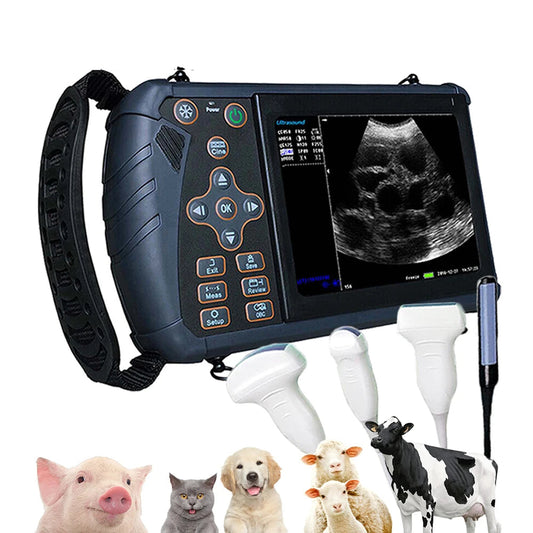 Portable Veterinary Ultrasound Scanner Vet B-Ultra Pregnancy Machine Handheld (B, BB, 4B, B+M, M) for Pig Sheep Cattle Horse Dog