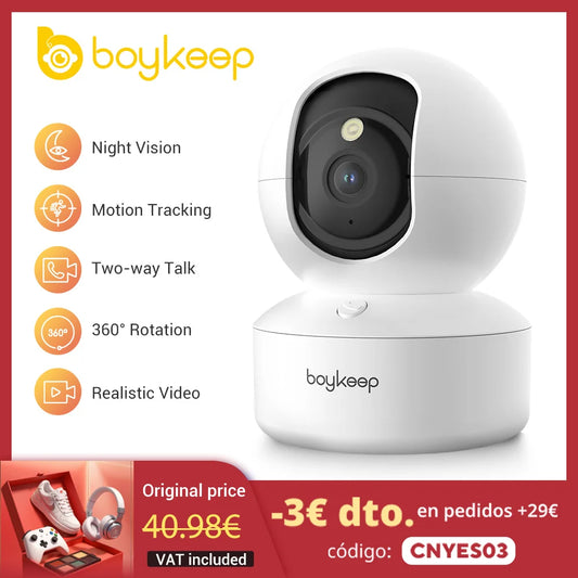 Pet Camera with Phone App, 5G/2.4GHz WiFi Indoor Security Camera, 360° Pan & Tilt, 2-Way Audio, Night Vision